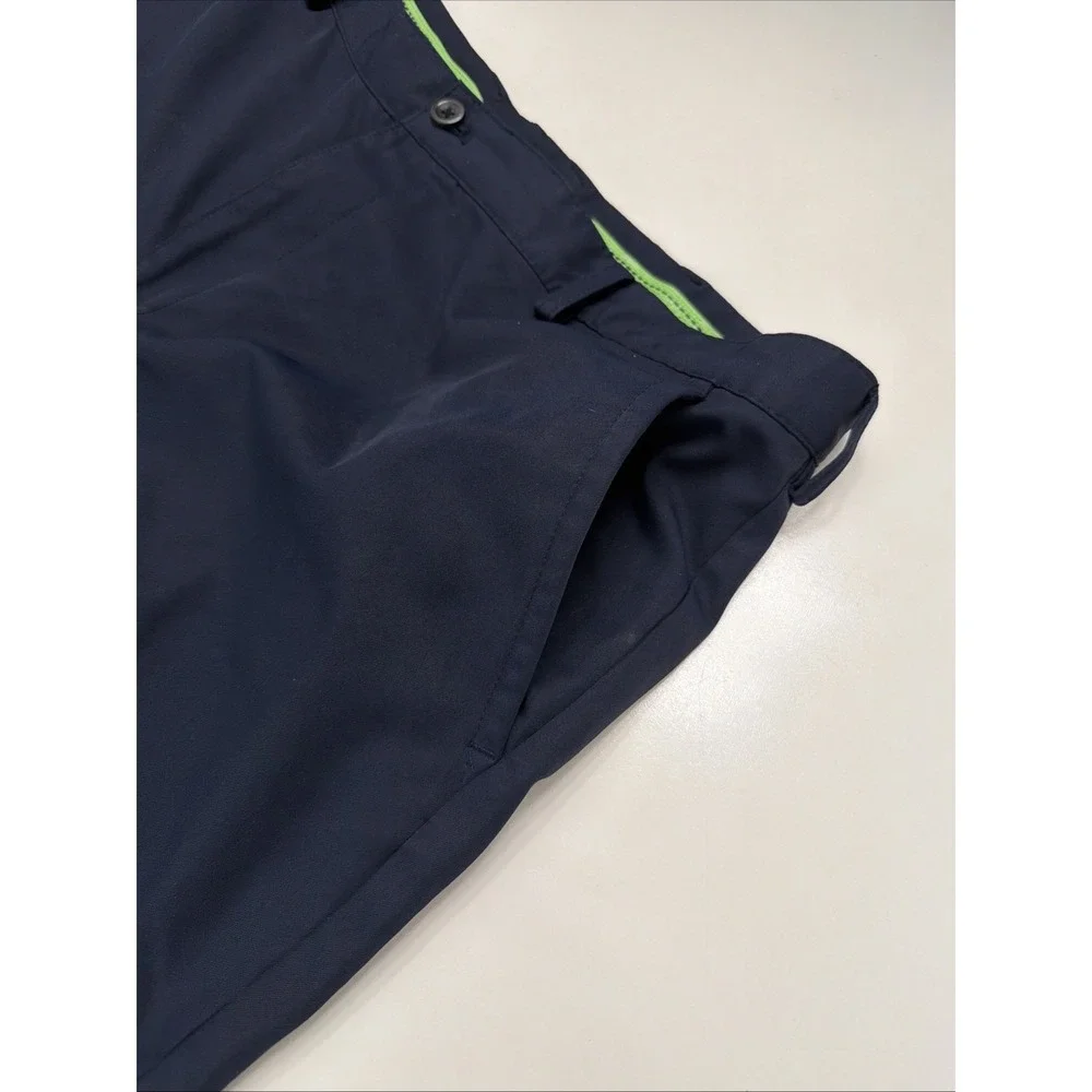 IZOD Golf Performance Shorts Men's Size 40 Navy Stretch Flat Front 10